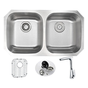 ANZZI MOORE Series KAZ3218-034 Kitchen Sink Kitchen Sink ANZZI